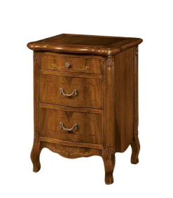 Comodino In Piuma Di Noce Nazionale Finitura Bassano