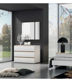 Composizione 7 Della Collezione Di Camere Gold. 100% Made In Italy.