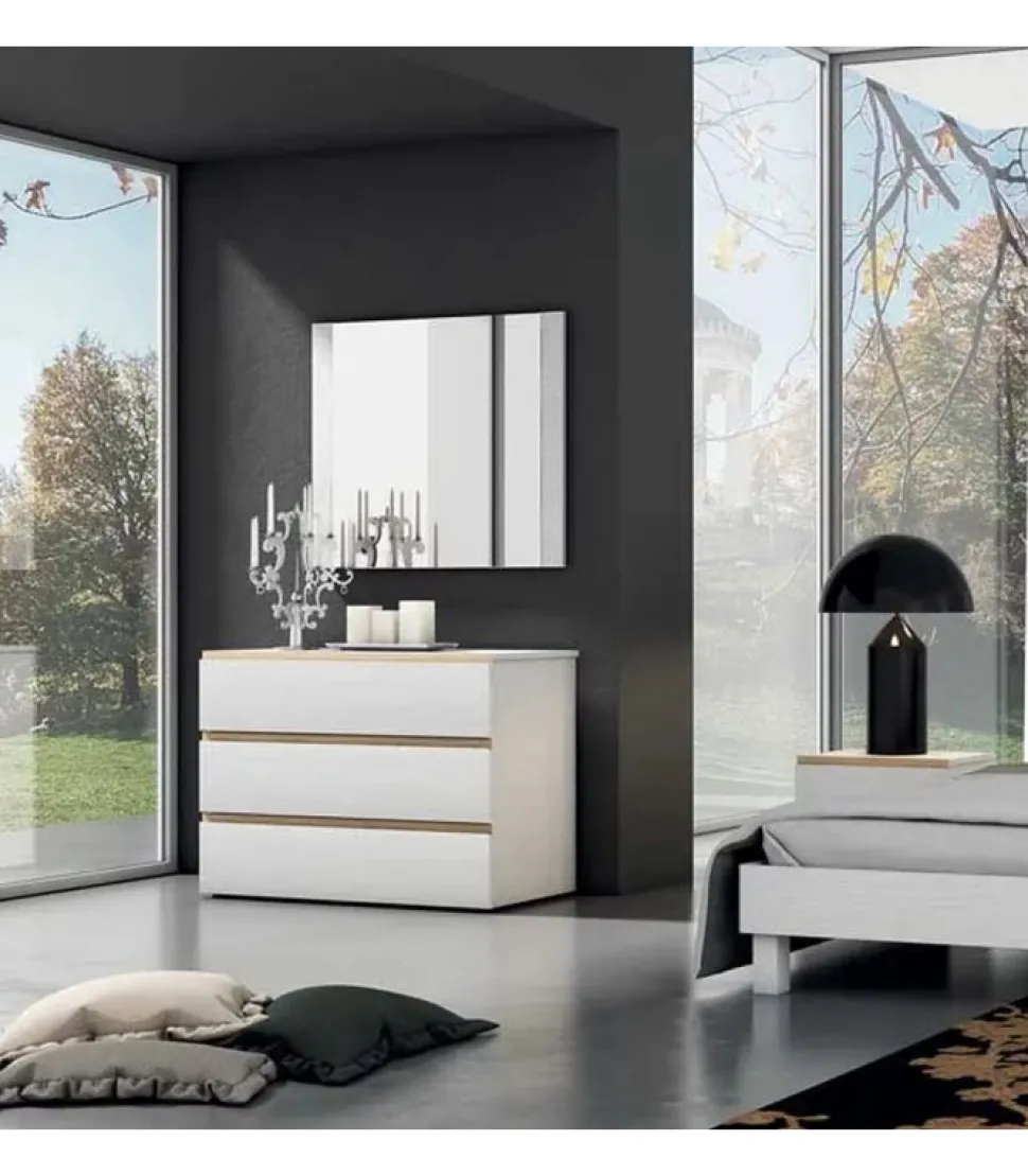 Composizione 7 Della Collezione Di Camere Gold. 100% Made In Italy.