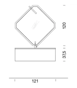 Composizione Bagno Bg001 Di Compab, Fa Parte Del Gruppo B-Go, Made In Italy.