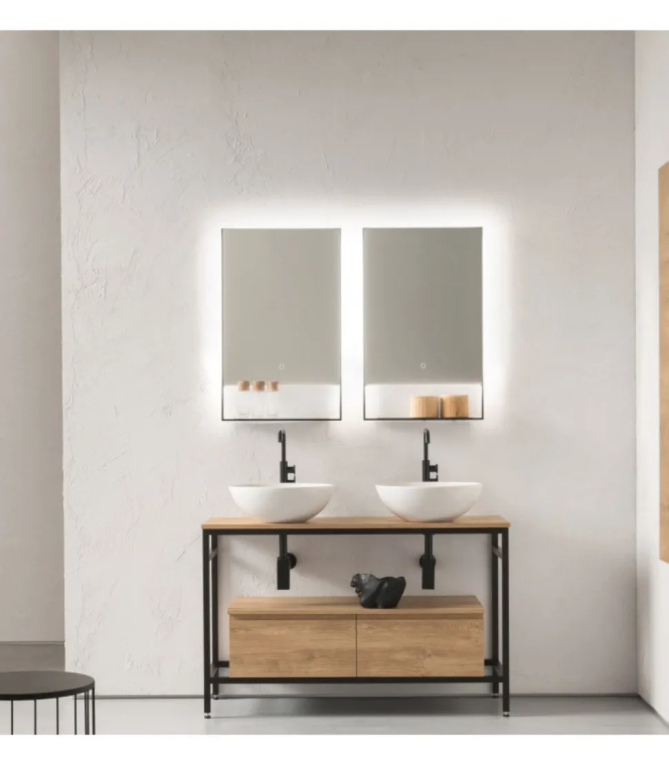 Composizione Bg009 Del Gruppo B-Go Di Bagni Compab, 100% Made In Italy.