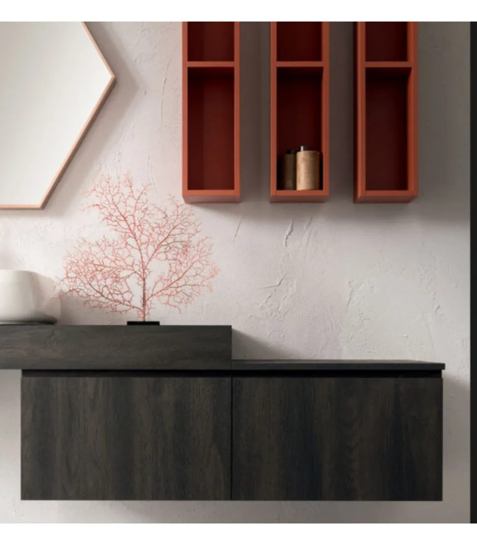 Composizione Bg016 Del Gruppo Bagni Compab, Personalizzabile Tramite Preventivo.