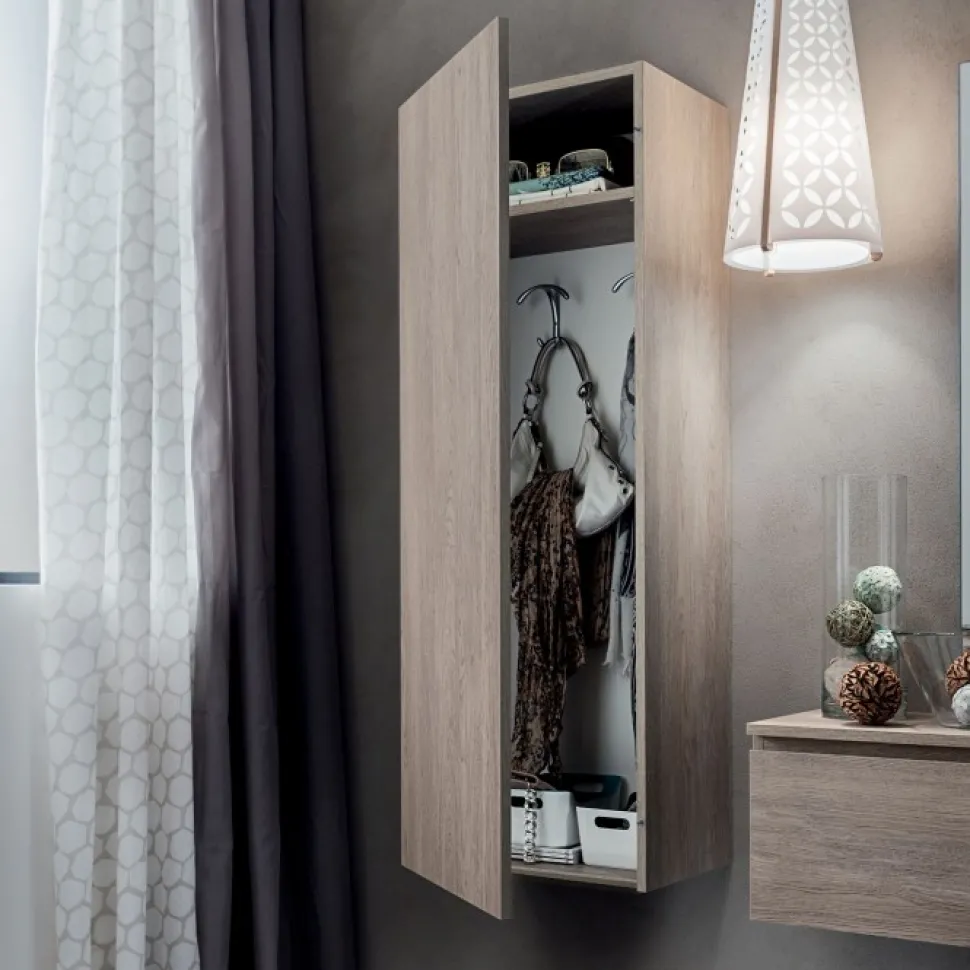 Composizione Ingresso Con Pensile Guardaroba E Specchiera Art 632