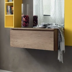 Composizione Ingresso Pensile Con Specchiera E Appnediabti L. 136 Cm Art 631