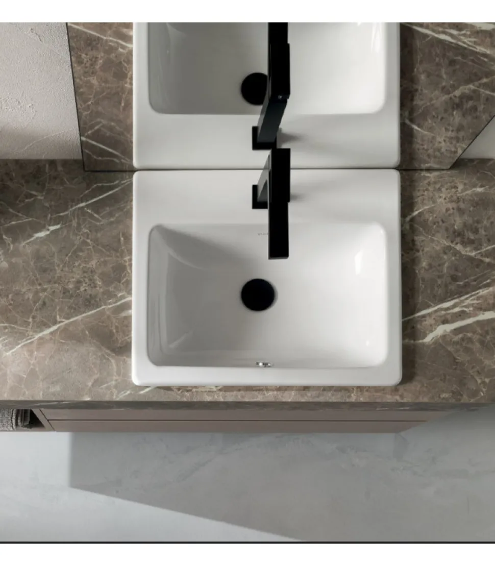 Composizione Per Il Bagno Bg004 Di Compab, Personalizzabile E Componibile, Made In Italy.