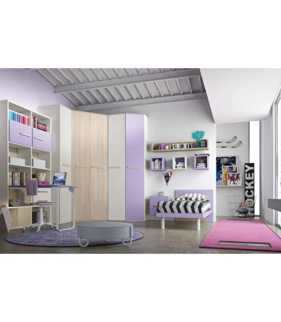 Composizione Pronta Per Cameretta Singola