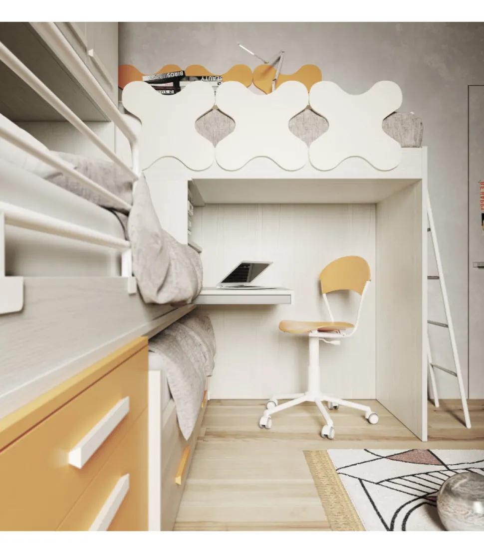 Composizione Pronta Per Cameretta Tripla