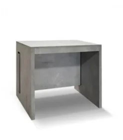 Consolle Allungabile Stoccolma Con Basamento A Ponte E Finiture Melaminiche Materici Sincoporo