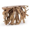 Consolle Solidad 120X40 Struttura In Radici Di Teak Originali