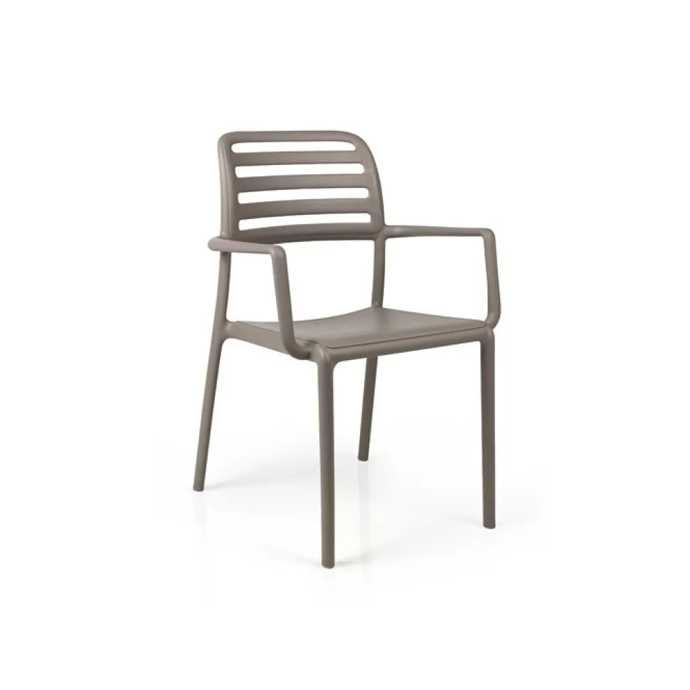 Costa, Sedia Con Braccioli Indoor Ed Outdoor