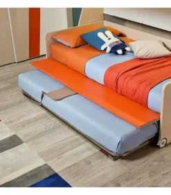 Crea Uno Spazio Fantastico Con Il Nostro Modello Kc50A: Composizione Soppalco Cameretta Con Letto A Castello Scorrevole