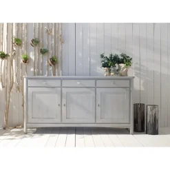Credenza 3 Cassetti E 3 Porte 154 In Finitura Shabby Chic