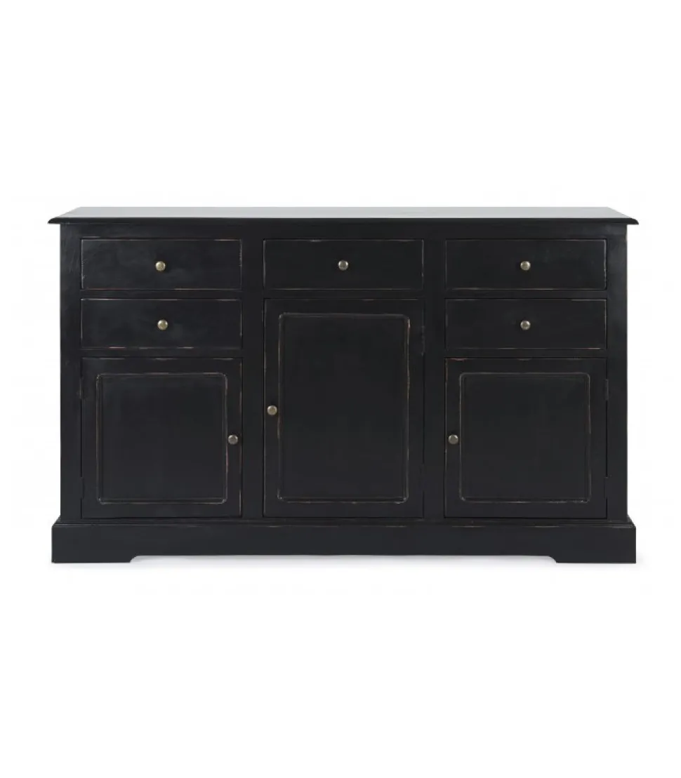 Credenza 3A-5C Jefferson Nero