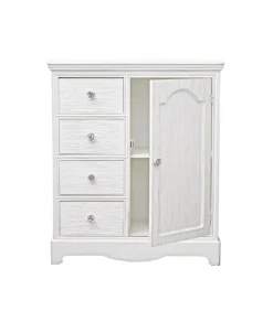 Credenza Blanc 1 Anta-4 Cassetti