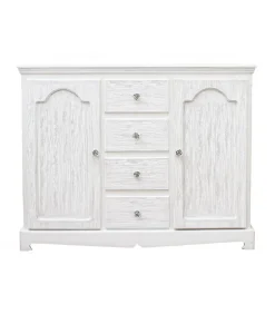 Credenza Blanc 2 Ante-4 Cassetti