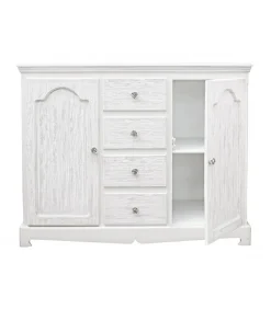 Credenza Blanc 2 Ante-4 Cassetti