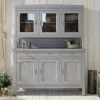 Credenza Con Alzata 3 Porte E Mensola 401 In Finitura Shabby Chic