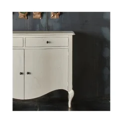 Credenza Sagomata 2 Cassetti E 2 Porte 256 In Finitura Shabby Chic