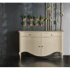 Credenza Sagomata 2 Cassetti E 2 Porte 250 In Finitura Shabby Chic