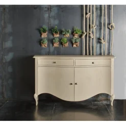 Credenza Sagomata 2 Cassetti E 2 Porte 250 In Finitura Shabby Chic