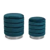Darina Set 2 Pouf Con Contenitore