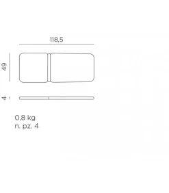 Darsena, Poltrona Reclinabile In Polipropilene
