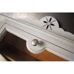 Dispensa Con Ribalta E 6 Cassetti 525 In Finitura Shabby Chic