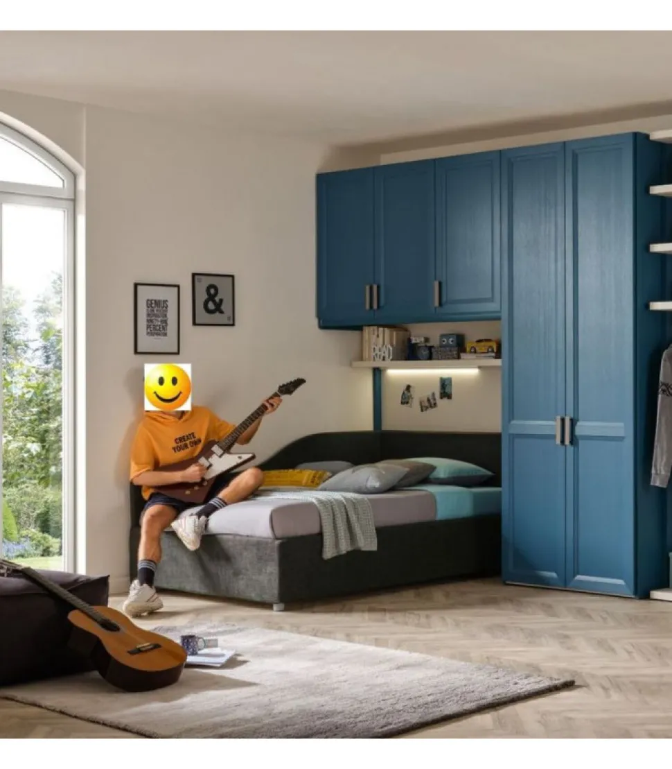 Divano Bravo, Utilizzabile Anche Come Letto, Grazie Alla Rete E Il Materasso Apposito. Made In Italy.