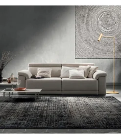 Divano Componibile Comfort Con Seduta Estraibile E Poggiatesta Reclinabile