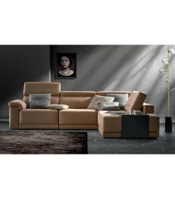 Divano Componibile Comfort Con Seduta Estraibile E Poggiatesta Reclinabile
