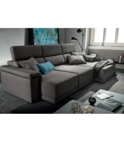 Divano Componibile Comfort Con Seduta Estraibile E Poggiatesta Reclinabile