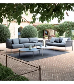 Divano Da Giardino Imbottito Key West Dv.