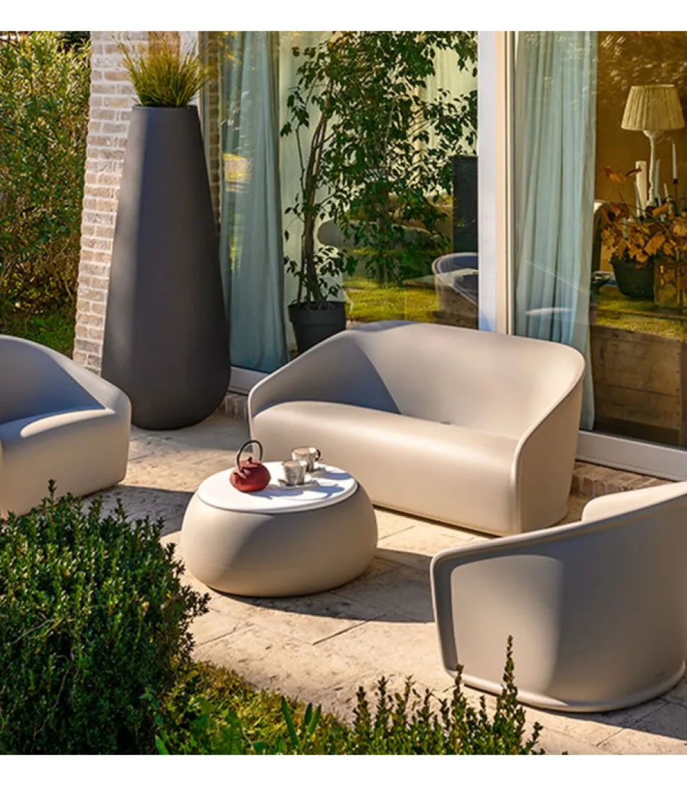 Divano Da Giardino Settembre Sofa Di Plust, Con Certificazione Catas.