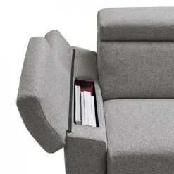 Divano Dexter, Con Poggiatesta Regolabile E Seduta Estraibile