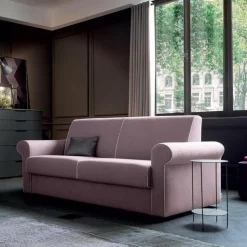 Divano Letto Callas Con Elegante Bracciolo Stondato