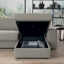 Divano Letto Con Penisola Spike, Anche Con Contenitore