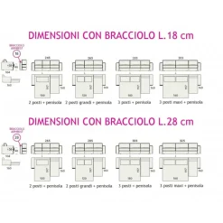 Divano Letto Con Penisola Spike, Anche Con Contenitore