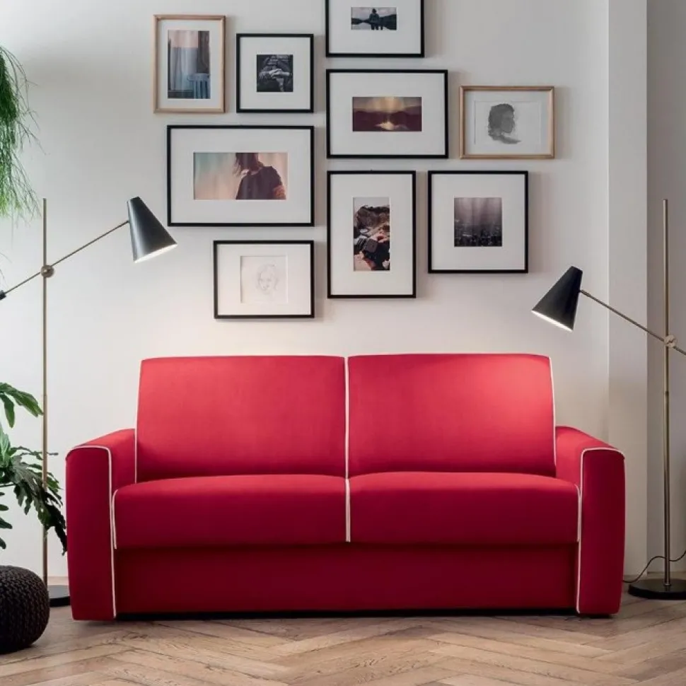 Divano Letto Dakota, Con Materasso Personalizzabile