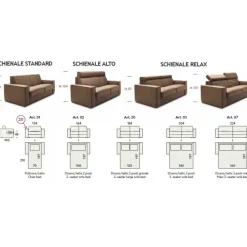 Divano Letto Kurt, Elegante Divano E Comodo Letto