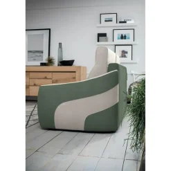 Divano Letto Xavier, Alti Cuscini Poggiatesta E Braccioli Avvolgenti