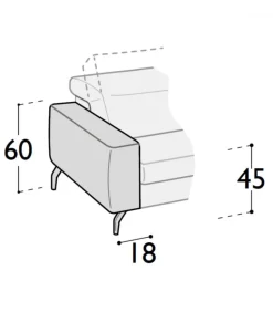 Divano Space Express Di Samoa Con Sistemi Integrati Relax E Runner