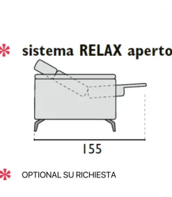 Divano Space Express Di Samoa Con Sistemi Integrati Relax E Runner