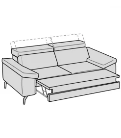 Divano Space Express Di Samoa Con Sistemi Integrati Relax E Runner