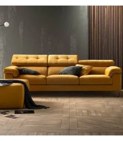 Divano Step Special, Scegli Il Rivestimento Tra Tessuti, Pelli Ed Ecopelli