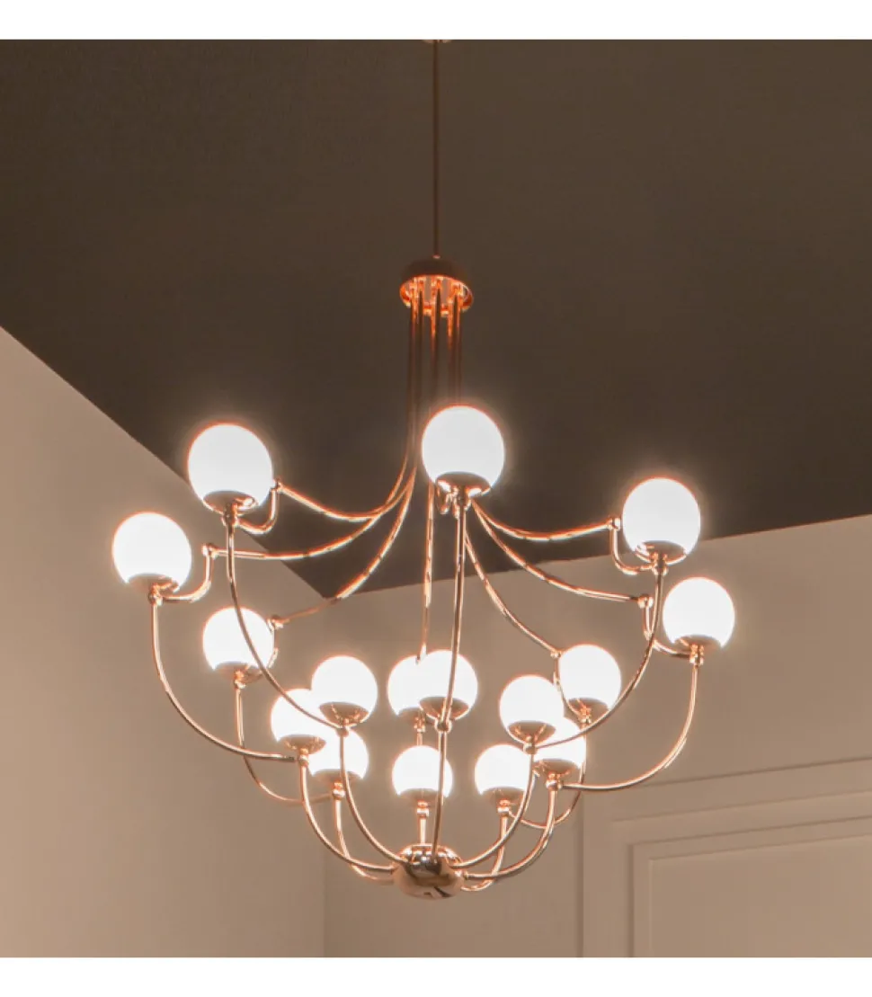 Dots, Lampadario A 16 Luci