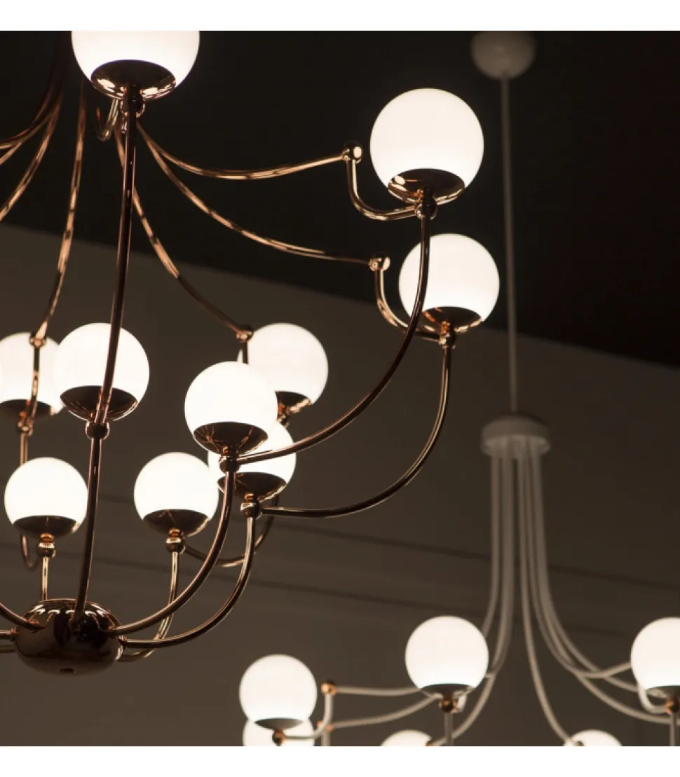 Dots, Lampadario A 16 Luci