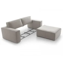 Drake, Divano Moderno Ad Angolo Con Sedute Estraibili