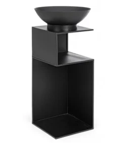 Efesto Braciere Con Porta Legna Diametro 38 J19