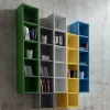 Elemento Libreria Pensile A Giornol. 22 H. 109 P.22 Cm, Ideale Per Creare Composizioni Libreria O Per Accostarloo A Elementi Esistenti, Anche In Bagno. (1 Pezzo)