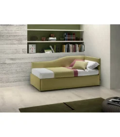 Enjoy Twice Angolo Sagomato, Letto Imbottito Con Ampio Contenitore